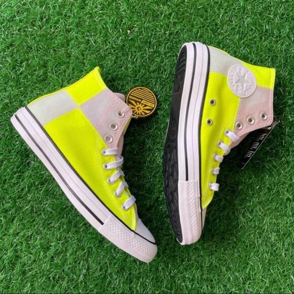 Converse All Star Chuck Taylor Ctas Hi Lemon Yello - Picture 2 of 5